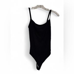 Aritzia Wilfred Black Bodysuit small